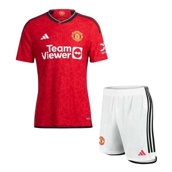 Camiseta Manchester United Replica Primera Ropa Niño 2023/24